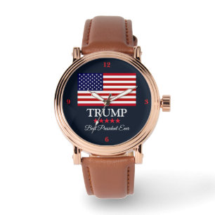 PRESIDENT DONALD TRUMP BESTE PRESIDENT OOIT HORLOGE