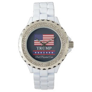 PRESIDENT DONALD TRUMP BESTE PRESIDENT OOIT HORLOGE
