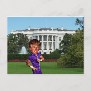 president donald trump briefkaart