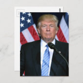 President Donald Trump Briefkaart (Voorkant / Achterkant)