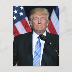 President Donald Trump Briefkaart