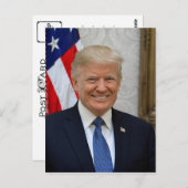 president Donald Trump Briefkaart (Voorkant / Achterkant)