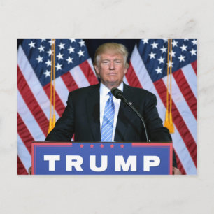 President Donald Trump Briefkaart