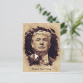 President Donald Trump Briefkaart (Staand voorkant)