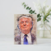 President Donald Trump Briefkaart (Staand voorkant)