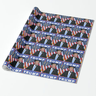 President Donald Trump Cadeaupapier