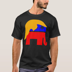 President Donald Trump en Republikeinse olifant Ma T-shirt