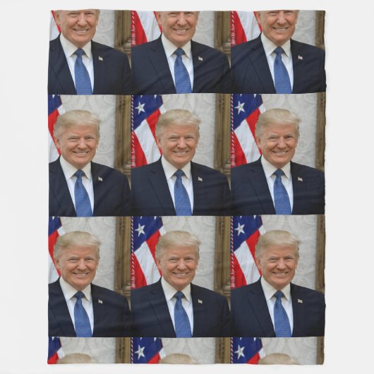 president Donald Trump Fleece Deken (Voorkant)