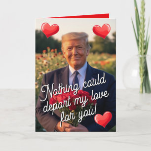President Donald Trump Funny Love Valentijnsdag Feestdagen Kaart