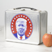 President Donald Trump in het rood (In situ)