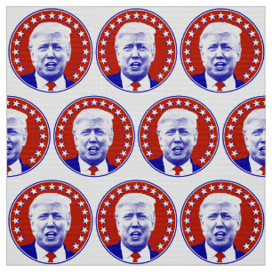 President Donald Trump in het rood Stof