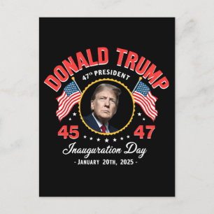 President Donald Trump Inauguratie Dag 2025 Briefkaart