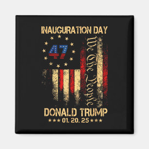 President Donald Trump Inauguratie Dag 2025 Magneet