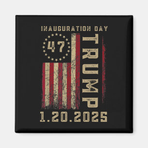 President Donald Trump Inauguratie Dag 2025 Magneet