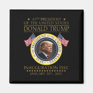 President Donald Trump Inauguratie Dag 2025 Memor Magneet