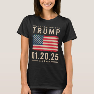 President Donald Trump Inauguratie Dag 2025 Memor T-shirt