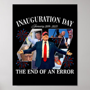 President Donald Trump Inauguratie Dag 2025 (op B Poster