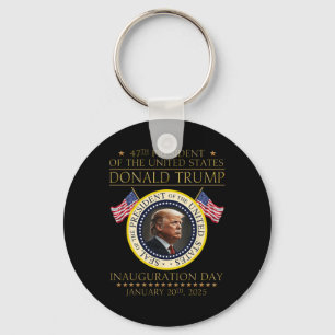 President Donald Trump Inauguratie Dag 2025 Sleutelhanger