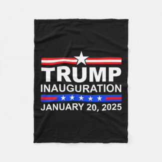 President Donald Trump Inauguratiedag 2025 3 Fleece Deken