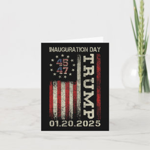 President Donald Trump Inauguratiedag 2025 Ameri Kaart