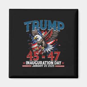 President Donald Trump Inauguratiedag 2025 Magneet