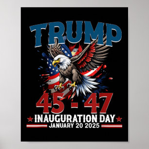 President Donald Trump Inauguratiedag 2025 Poster