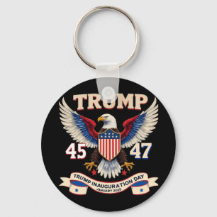 President Donald Trump Inauguratiedag 2025 Sleutelhanger