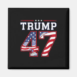 President Donald Trump Inauguratiedag 2025 Verenig Magneet
