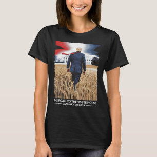 President Donald Trump Inauguratiedag 2025 Vinta T-shirt