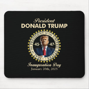 President Donald Trump Inauguratiedag 20 januari Muismat