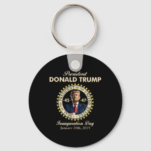 President Donald Trump Inauguratiedag 20 januari Sleutelhanger