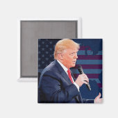 President Donald Trump Magneet (Voorkant / Achterkant)