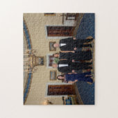 President Donald Trump Melania Kerstmis Legpuzzel (Verticaal)