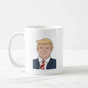 President Donald Trump Mugshot Gezochte Funny Foto Koffiemok