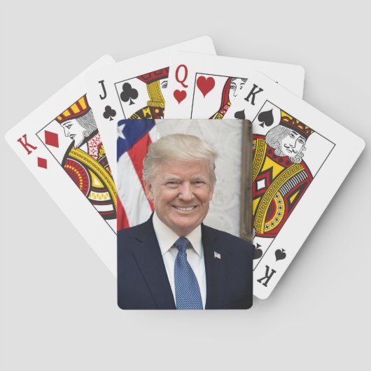 President Donald Trump Pokerkaarten (Achterkant)