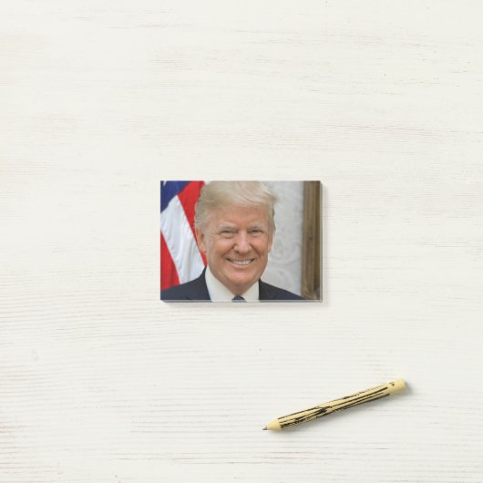 president Donald Trump Post-it® Notes (Op bureau)