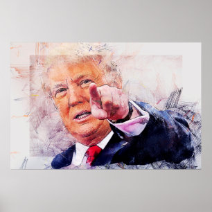 President Donald Trump Poster