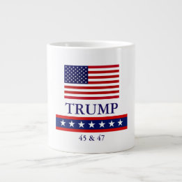 PRESIDENT DONALD TRUMP REUZEN KOFFIEBEEKER EXTRA GROTE BEKER
