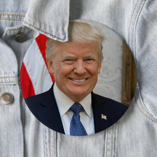 President Donald Trump Ronde Button 6,0 Cm