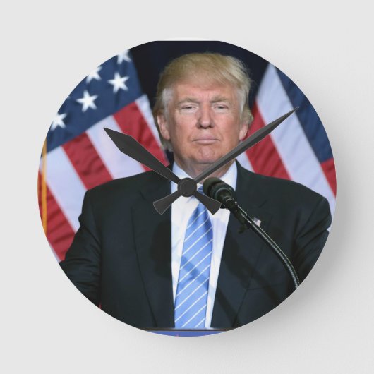 President Donald Trump Ronde Klok (Voorkant)