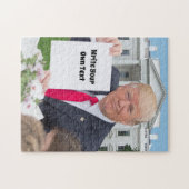 President Donald Trump - Schrijf je eigen tekst Legpuzzel (Horizontaal)