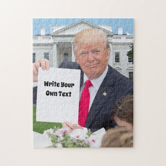 President Donald Trump - Schrijf je eigen tekst Legpuzzel (Verticaal)