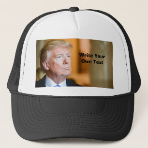 President Donald Trump - schrijf Uw Eigen Tekst Trucker Pet