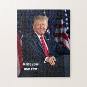 President Donald Trump - Schrijf uw eigen Text Legpuzzel