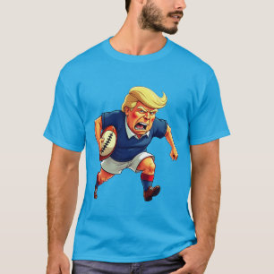 President Donald Trump speelt rugby T-shirt