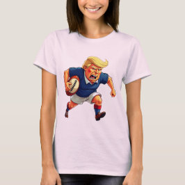 President Donald Trump speelt rugby T-shirt