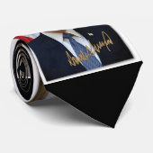 PRESIDENT DONALD TRUMP STROPDAS (Opgerold)