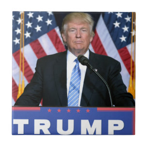 President Donald Trump Tegeltje