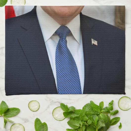 president Donald Trump Theedoek (Gevouwen)