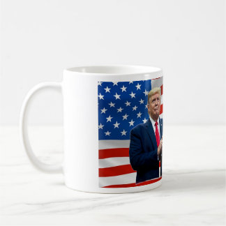 President Donald Trump USA Vlag Koffie Drink Mok